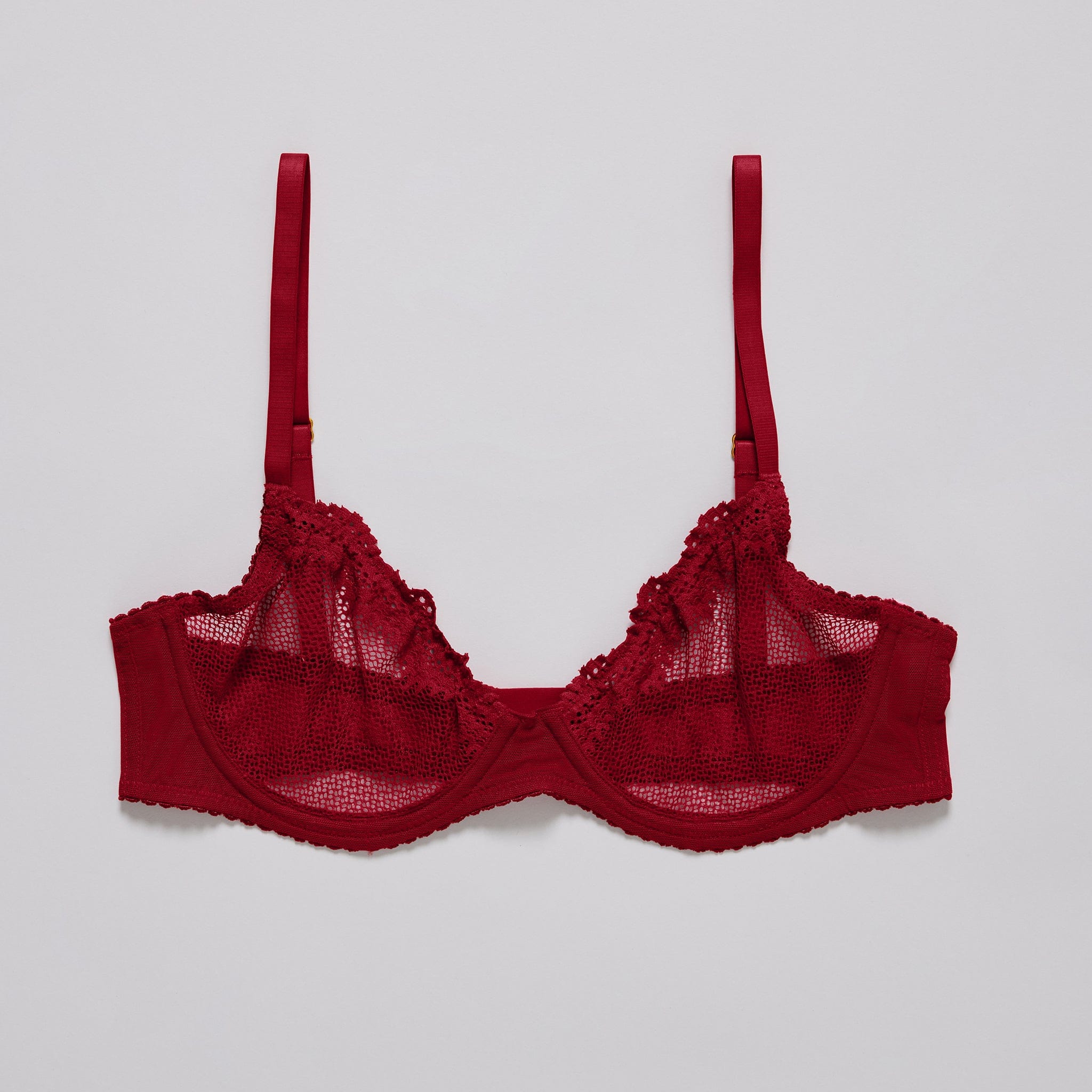 Signature Unlined Demi Bra Scarlet - Image 5