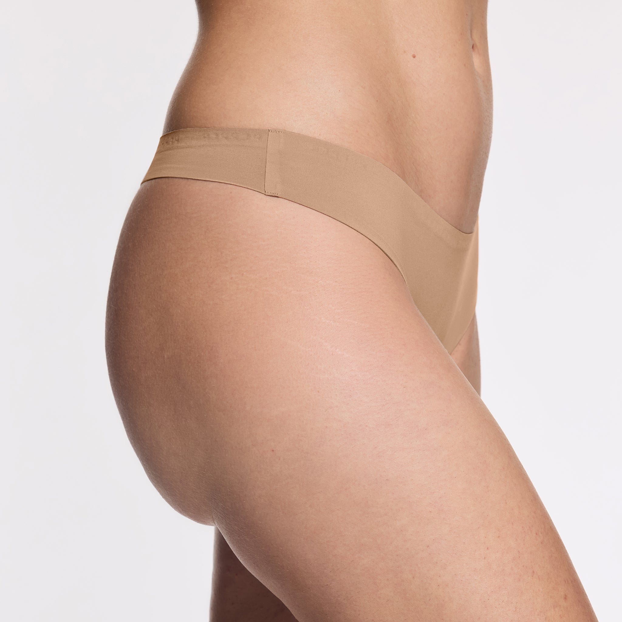 Simply Smooth No Show Thong Fawn - Image 3
