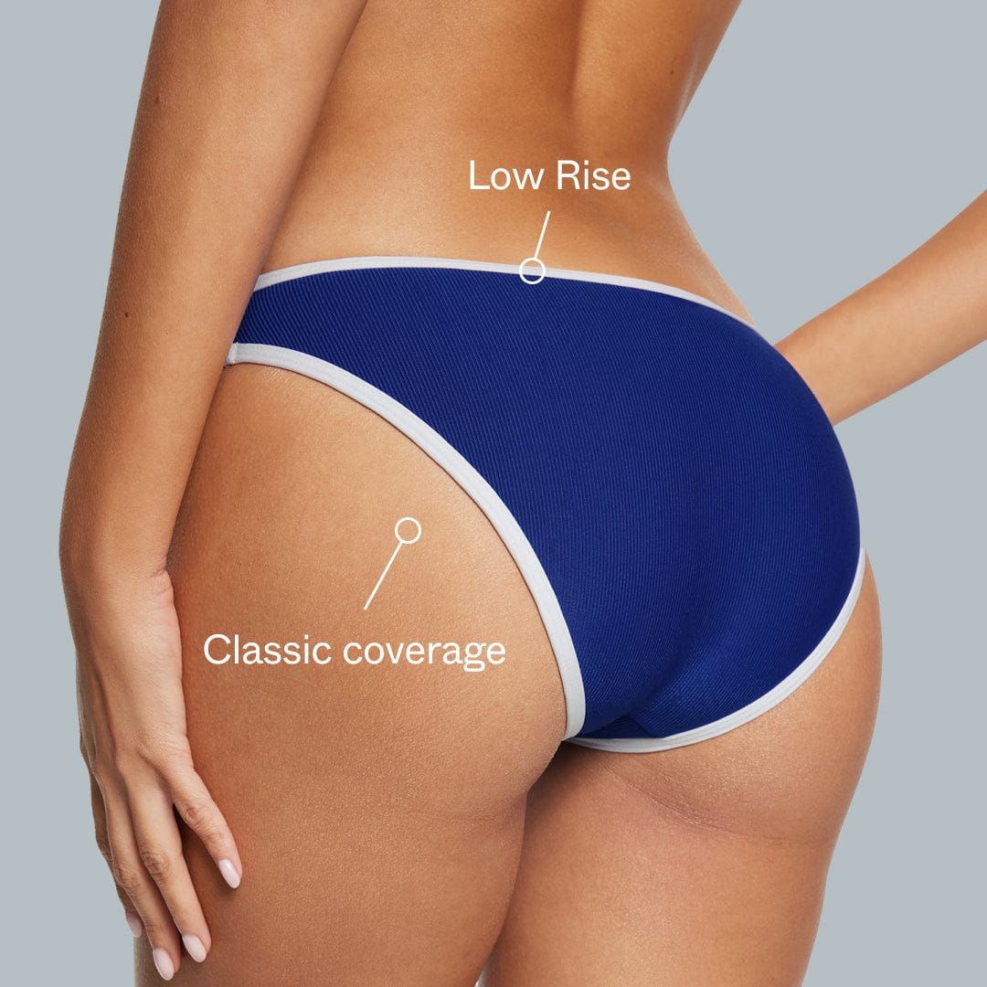 Bikini Bottom Ribbed Capri - Image 2